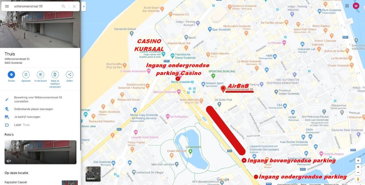 Apartamento Privé-kamer Centrum Met Eigen Badkamer/wc Ostende